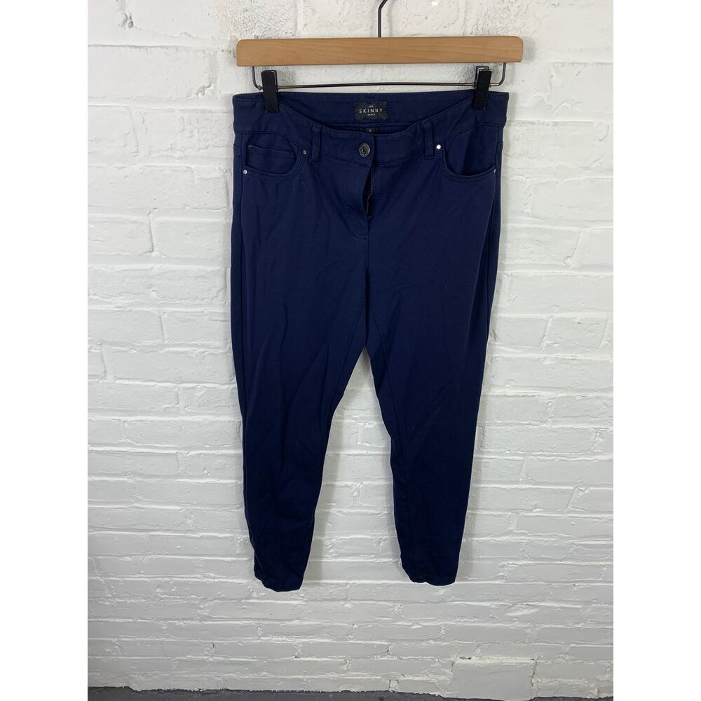 White House Black Market Women's The Skinny Leg Ankle Pant Blue Blue Size 0
